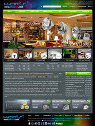 金曼斯光電（Kamsled）官方網(wǎng)站設計 以光為媒，照亮品牌未來